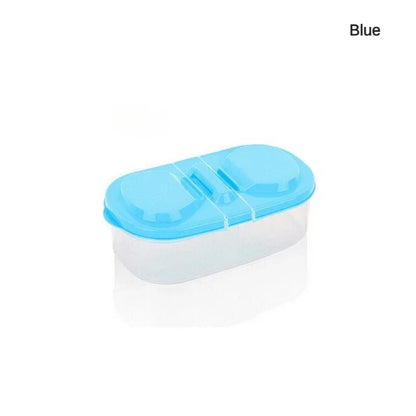 Healthy Plastic Food Container Portable Lunch Box Capacity Camping Picnic Food Fruit Container Storage Box for Kids Dinnerware