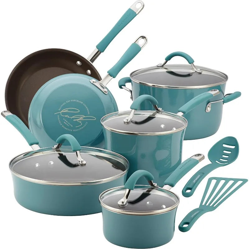 Cucina Nonstick Cookware Pots and Pans Set, 12 Piece