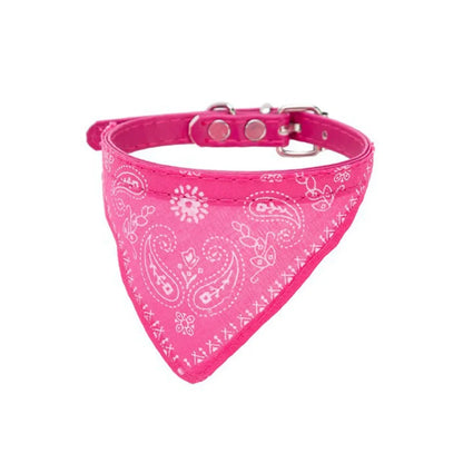 Cute Printed Bandana Cat Collar Puppy Dog Cat Scarf Collar Adjustable Triangular Pet Banadana Collar for Kittens Small Animals