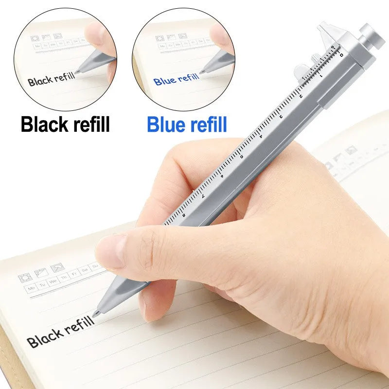 Multifunction Caliper pen Ball-Point 0.5mm ballpoint pen Gel Ink Pen Vernier Caliper Roller Ball Pen Creativity Stationery