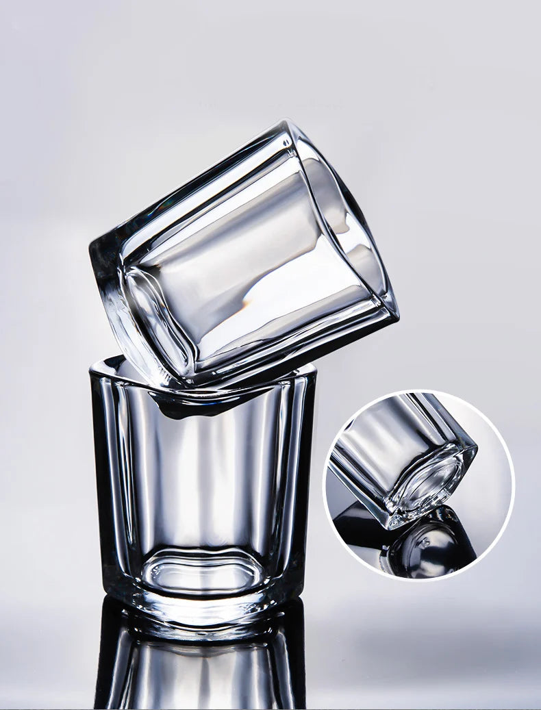 Shot Glass Set White Wine Glass Cup Holder Drinkware Set Spirit Glass Bar KTV Wine Glass Holder Glass Cup Storage Rack