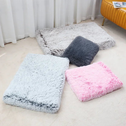 Removable Plush Super Soft Dog Cat Pet Bed Mat Medium Large Calming Cushion Cleaning Puppy