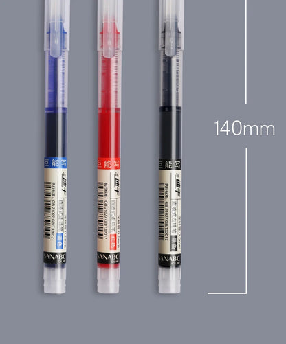 5/10 Pcs Exam Signature Ballpoint Pen 0.5mm Black Blue Ink High Capacity Gel Pens For Writing School Office Stationery Supplies