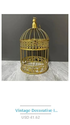 Wrought Iron Bird Cage Rolling Stand PlayTop Parrot Lovebirds Cockatiels Pigeons Flight Cage