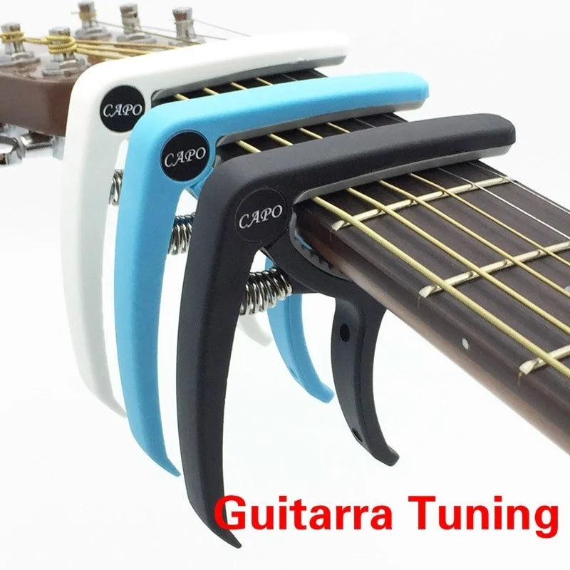 Plastic Guitar Capo Accessories for 6 String Acoustic Classic Electric Guitarra Tuning Clamp Musical Instrument Accessories