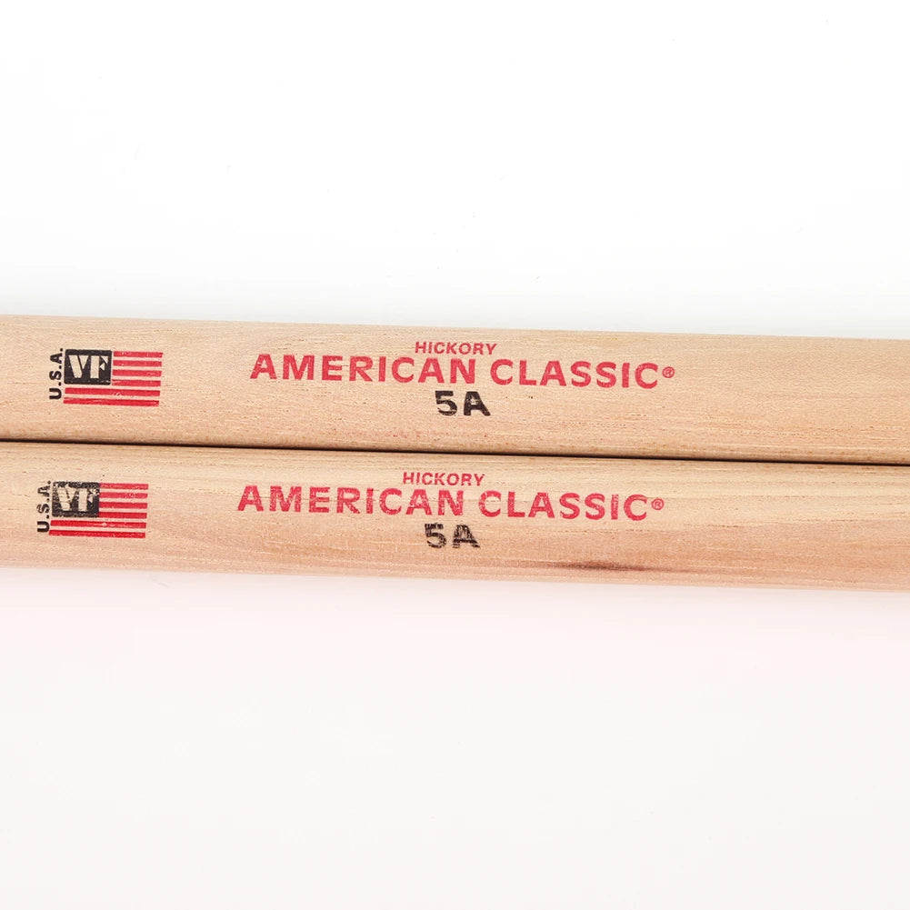 12/2PCS Drumsticks 5A Drum Sticks Consistent Weight&Pitch Jazz Drum Mallets American Hickory Drumsticks Percussion Accessories