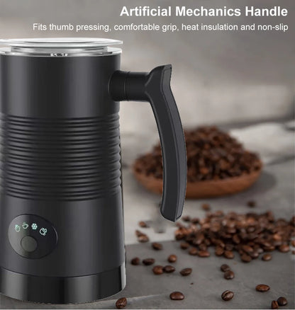 Electric Milk Frother Milk Foam Machine For Coffee Cappuccino Latte 4 in 1 Hot and Cold Foam Maker Automatic Milk Frother Foamer