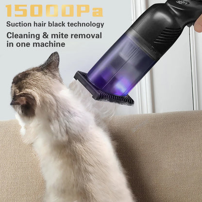 Pet hair vacuum Portable Pet Hair Sucker High Power Ultraviolet Sterilization Mite Cat & Dog UV Cleaning Supplies Vacuum Cleaner