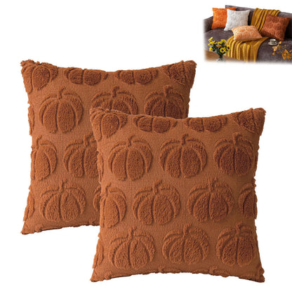 1pc 45*45cm Autumn Pumpkin Cushion Cover Pillow Cover Thanksgiving Decor Pillowcase PV Fleece Home Pillowcase for Couch Pillow