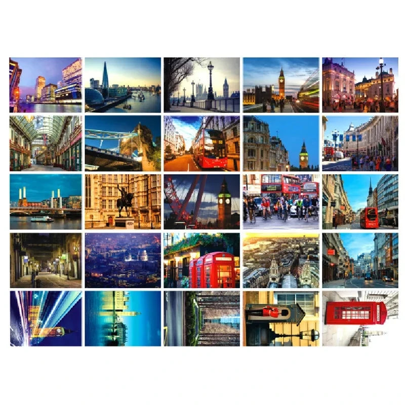 2023New 30Sheets/Lot Gift Postcards Set Travel To London Series Postal Card Creative Collace Decoration Lettercard Greeting Card