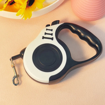 Durable Double Switch Retractable Pet Leash For Dogs - Easy Control And Comfortable Grip