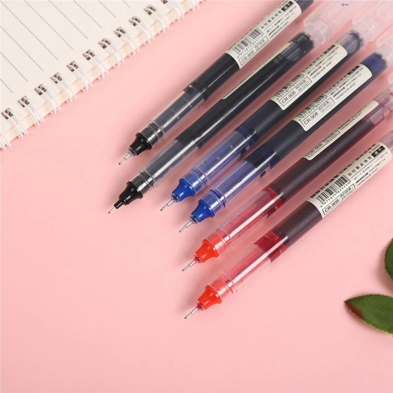 5/10 Pcs Exam Signature Ballpoint Pen 0.5mm Black Blue Ink High Capacity Gel Pens For Writing School Office Stationery Supplies