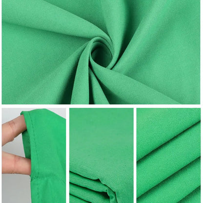 Photography Background Backdrop Cloth Smooth Green White Black Pure Cotton Chromakey Screen Photo Studio Live Streaming