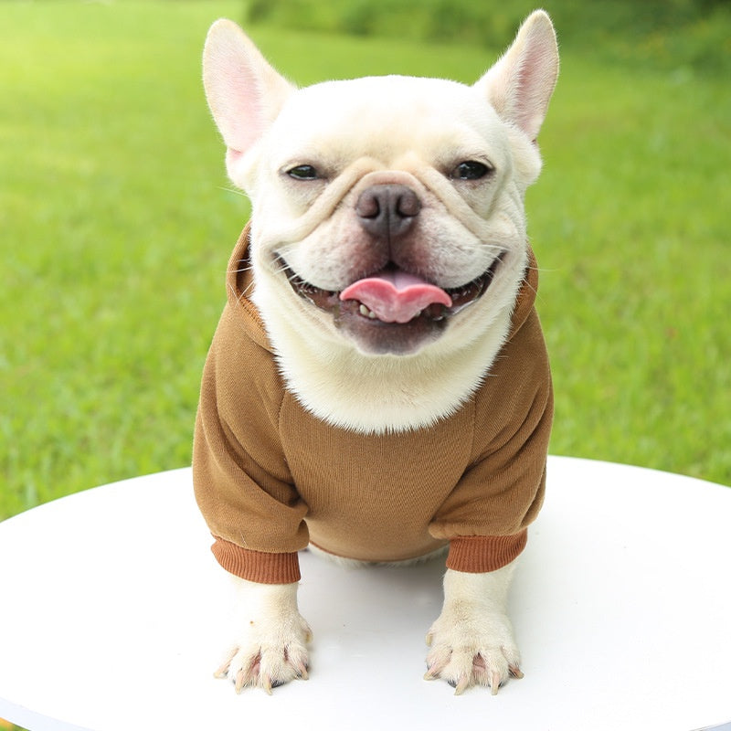 Dog Winter Hooded Sweatshirt for Small and Medium Doggy Pet Coat Puppy Cat Jacket Clothes Chihuahuas French Bulldog Costume